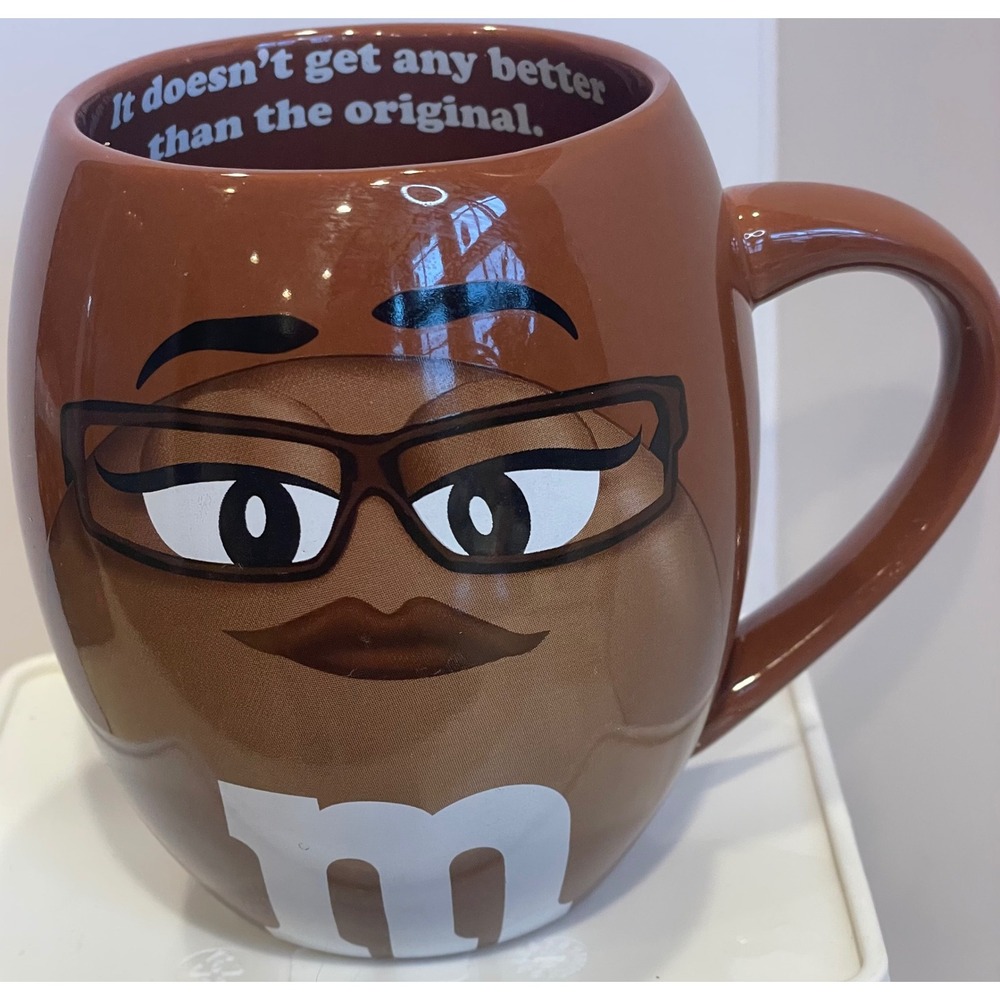 M&M's World Ms. Brown Character Barrel Mug "It Doesn't Get Any Better" 12oz